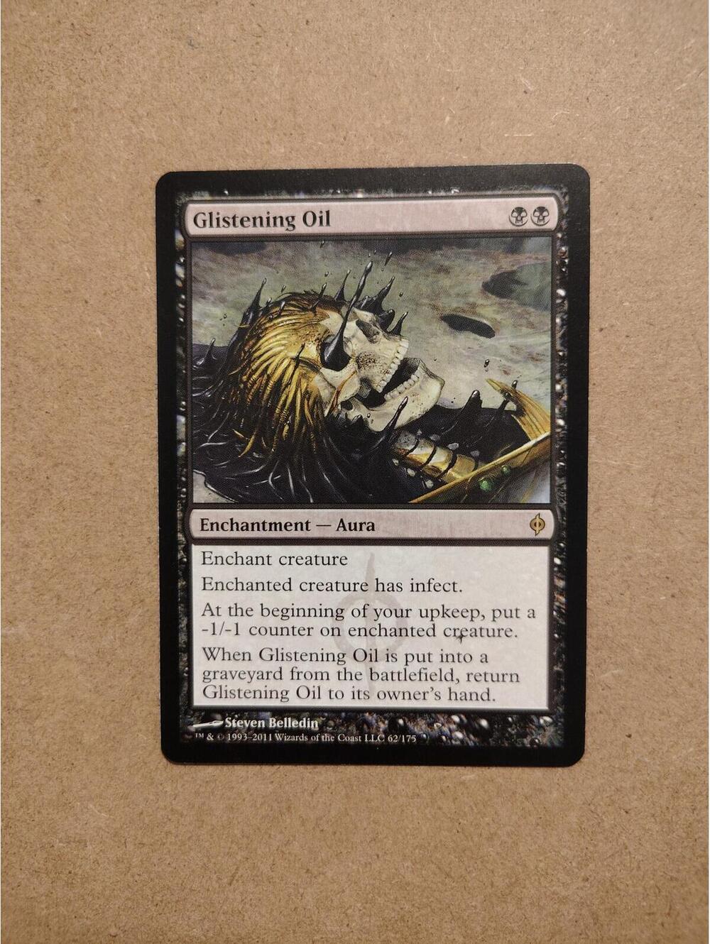 MTG Single Glistening Oil Enchantment - Aura 2011 - gently played